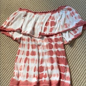 Chasor off the shoulder tie dye top